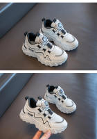 Zapatillas para niños 2025 primavera y otoño nuevas zapatillas para niños malla transpirable media y vieja botones giratorios para niños marea para niña. - details 5