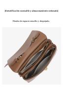 Bolsos de cuero vintage para mujer, bolsos crossbody de lujo para mujer, bolsos para debajo del brazo, cuero de alta calidad - details 5