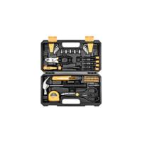 Herramientas completas con destornillador eléctrico/taladro con batería de 8V, maletín de 126 piezas, caja profesional de herramientas domésticas de bricolaje para oficina y jardín, gris - details 7