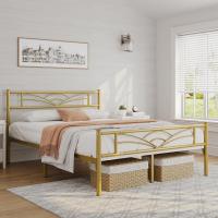 Cama Individual con Espacio Bajo Marco Metal Altura 32 cm Cama Individual con Cabecera para Colchón de 90 x 190 cm Blanco - details 74