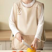 Delantal impermeable resistente a las manchas, delantal sin mangas estilo chaleco para manos limpiable, delantales de cocina antisuciedad transpirables - details 1