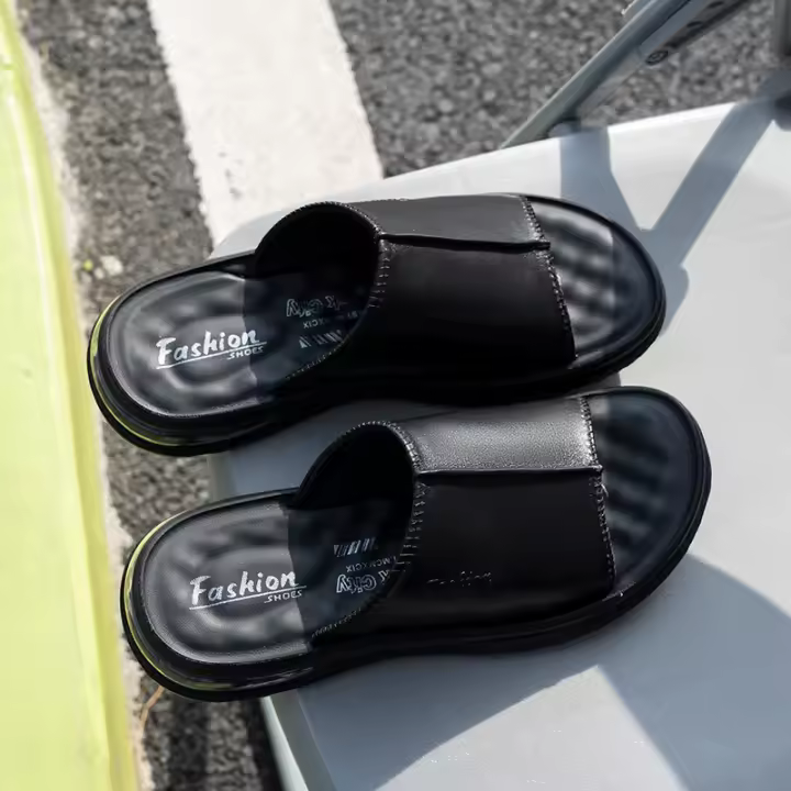 Sandalias de Cuero de Vaca de Verano Tenda Casual de Moda para Hombres - 1