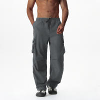 Pantalones de trabajo de marca de moda de verano para hombres, pantalones largos informales ajustados y sueltos de estilo coreano - details 13