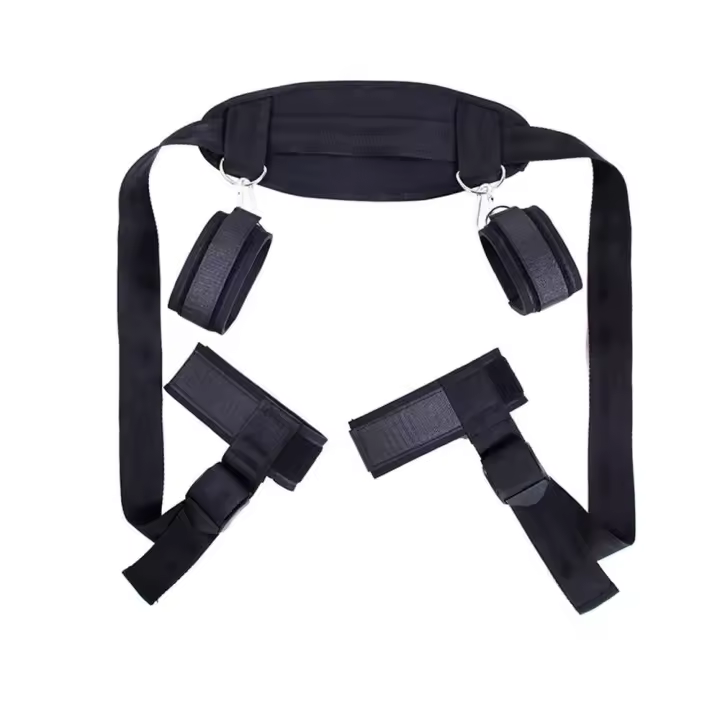 Leten BDSM Kit juguetes muñeca pierna restricción mano tobillo puño cama restricciones Bondage posición soporte juego sexual - 1