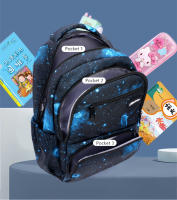 Mochilas escolares para niños de primaria conjunto de 3 bolsa de acuera de nylon para adolescentes bolsa de comedor bolsa de lápices - details 7