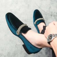 2023 zapatos cómodos del partido del ante del espectáculo del zapato de cuero de los hombres del Reino Unido del nuevo diseño de la moda - details 9