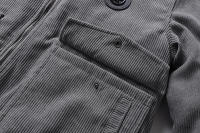 Chaquetas gruesas de lana para hombre, abrigo de PANA con cuello de piel a la moda, prendas de vestir militares informales, novedad de otoño e invierno, 2024 - details 12