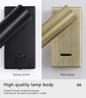 Lámpara De Pared LED Moderna Rotatable Y Ajustable Para Lectura Luz De Noche Para Dormitorio Sala De Estar Estudio Iluminación Doméstica - details 17
