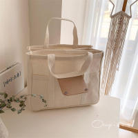 Bolso de lona portátil versión coreana, bolso de hombro multifuncional para madre y bebé - details 6