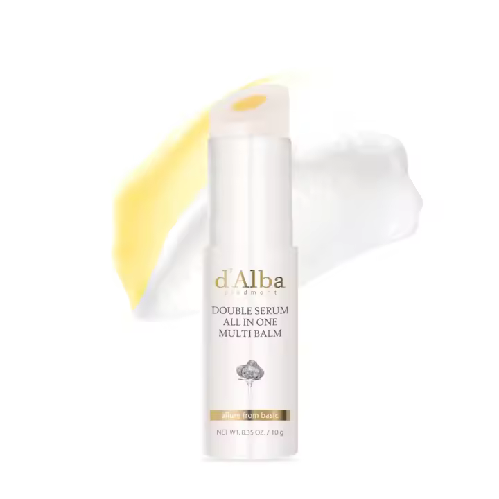 D'Alba Trufa Blanca Italiana Doble Sérum Balm Todo en Uno para Cuidado de la Piel Vegano con Vitamina C y Colágeno Anti-Arrugas, Tratamiento de Ojos, Removedor de Manchas Dark Equipo de Fitness Portátil - 1