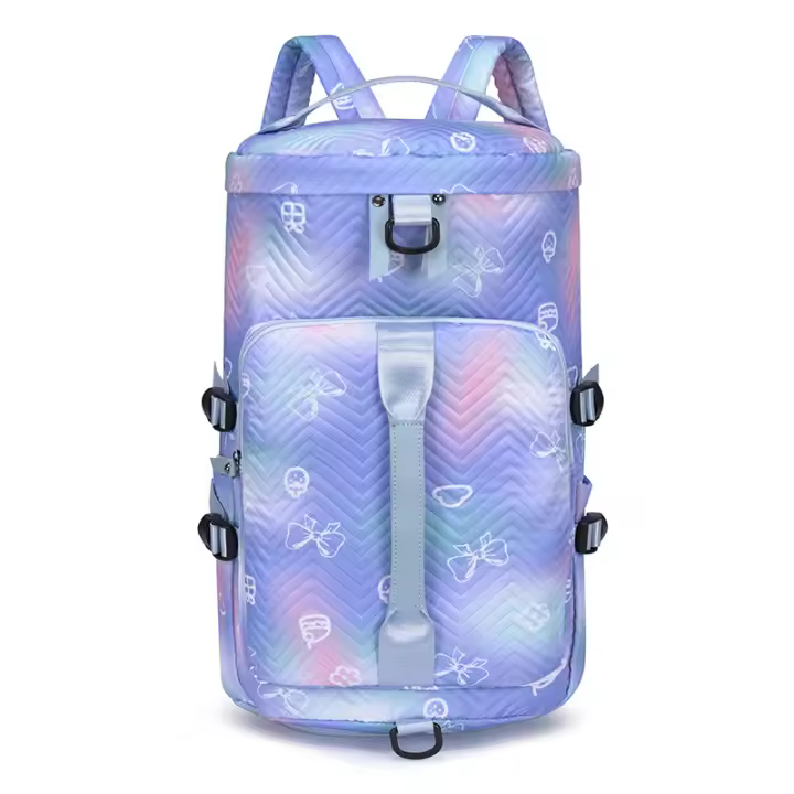 Mochila de Senderismo para Mujer Bolsa de Gimnasio y Viaje Multifuncional con Bolsillo para Zapatos Secado y Húmedo Ideal para Finde Cuero Principal - 1