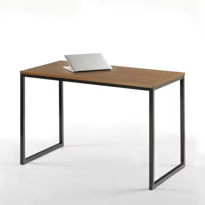 119x61x74 cm - estudio morna metal y mara - ornador para oficina en casa - Marrón claro y blanco - 1