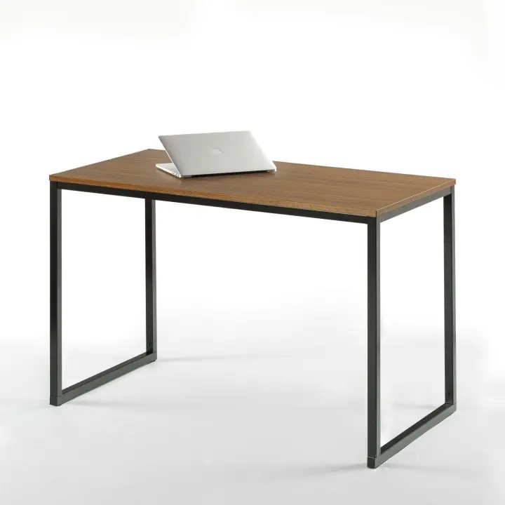 119x61x74 cm - estudio morna metal y mara - ornador para oficina en casa - Marrón claro y blanco - 1