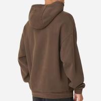 Decheng OEM Street para hombres y mujeres, sudadera con capucha de algodón pesado para hombre, color marrón en blanco, de alta calidad, Extra grande - details 7