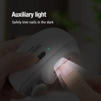 Cortaúñas eléctrico para bebé y adulto, cortador de uñas automático ligero, recargable, manicura - details 5
