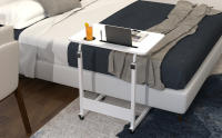 Rcynview Escritorio de Computadora Ajustable Mesa Lateral con Ruedas Escritorio Levantable - details 1