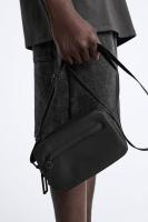 Nuevo bolso de hombre, negro de goma, mini bandolera informal, bolso de mensajero versátil, moderno y pequeño bolso cuadrado de moda. - details 2