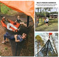 Columpio Portátil Multifuncional Triángulo Aéreo para Acampar al Aire Libre BOPORO Material Poliéster Diseño Universal para Dos Personas - details 7