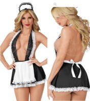 Sexo uniforme mucama sexo pijama navidad sexy - details 5