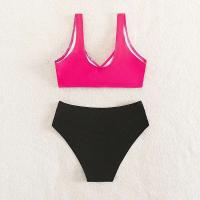 Bikini push-up blanco para mujer, microbañador sexy a rayas de talla grande, conjunto de dos piezas, traje de baño brasileño XXXL - details 24