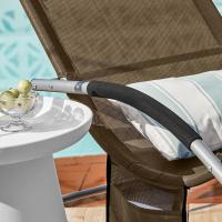 jardín Mecedora con reposapiés Tumbona ergonómica Negro OGS28-SCHx2 ES - details 63