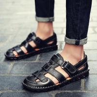 Sandalias deportivas de cuero para hombre, zapatos de punta cerrada - details 1