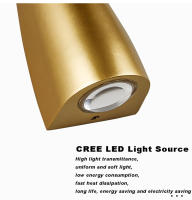 Lámpara de pared LED moderna impermeable, lámpara de mesita de noche minimalista, interior y exterior, cuerno largo, IP65, pasillo de hotel - details 12