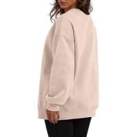 Sudadera holgada de manga larga con cuello redondo para mujer - details 18