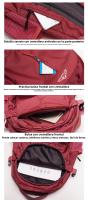 Mochila trekking 40L mujer,mochila de viaje ligera de gran capacidad - details 9