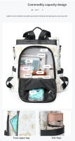 1 mochila nueva, bolso informal elegante, mochila de viaje al aire libre de gran capacidad, bolso simple para estudiantes - details 12