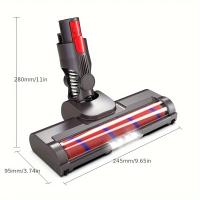 Adaptador de Aspiradora Motorhead para Dyson Cabeza de Cepillo de Madera Dura para V15, V8, V7, V10, V11 Suministros del Hogar - details 2