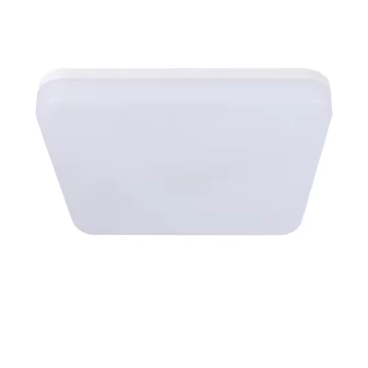 CBJKTX Lámpara de techo LED plana 22CM cuadrada baño IP54 lámpara de cocina 18W lámpara de baño techo blanco lámpara de 5000K - 1