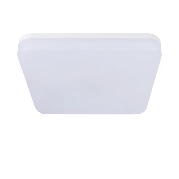 CBJKTX Lámpara de techo LED plana 22CM cuadrada baño IP54 lámpara de cocina 18W lámpara de baño techo blanco lámpara de 5000K - 1