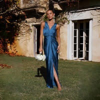 Vestido de noche sin mangas con escote en V profundo para mujer, vestido de moda, sexy - details 6