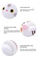 Cojín de Peluche de Gato Lindo Almohada de Sofá Suave para Niños Muñeco de Dibujos Animados Relleno - details 8