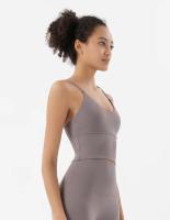 Sujetador deportivo de nailon S-XL para mujer, Bralette, ropa interior transpirable, Leggings deportivos, Top Sexy, 10 colores - details 18