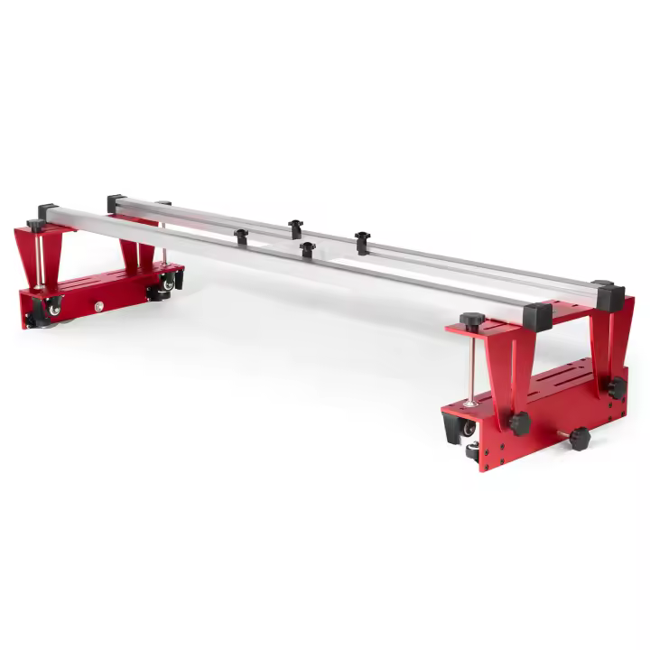 SucceBuy Router Sled - 64 pulgadas, portátil y ajustable para aplanar madera. Ideal para carpintería casera de bricolaje, plantilla de aplanamiento de losas. Máquina cepilladora para obtener resultados suaves. - 1