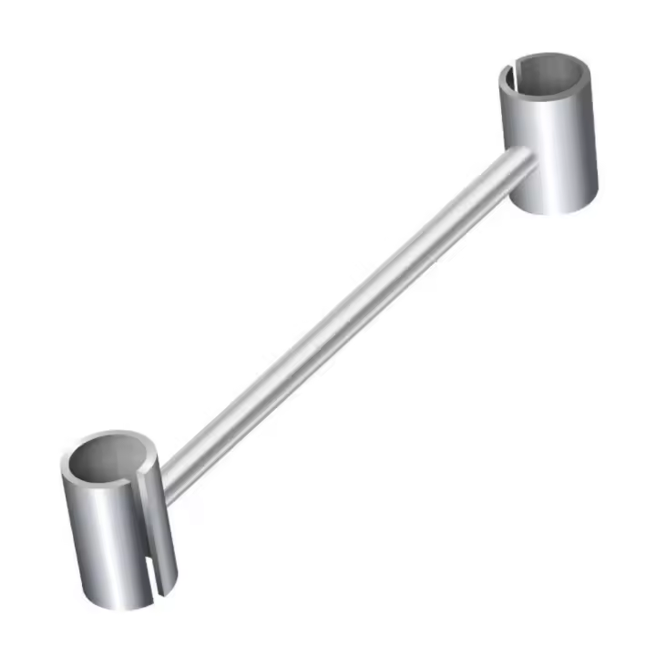 Llave de bisagra de costura de puerta resistente a altas temperaturas, doble cabezal, regulador de bisagra de bandera de puerta que ahorra trabajo, herramientas manuales a prueba de herrumbre - 1