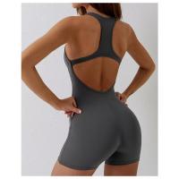 Mono deportivo de yoga sin mangas para mujer, mono ajustado para entrenamiento, ropa deportiva - details 2
