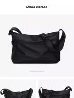 Bolso de hombro Simple para hombre, mochila cruzada pequeña, versión coreana, bolso cruzado informal de gran capacidad, bandolera - details 9