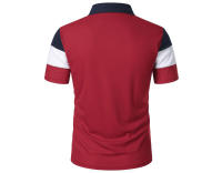Polo de golf a rayas para hombre, camiseta de manga corta con solapa, ropa deportiva transpirable, camisetas de verano - details 21