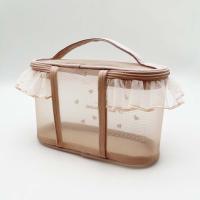Bolso Simple de malla para cosméticos, bolsa de lavado con cremallera, bolsa de almacenamiento de malla, bolsa de pañuelos, organizador de artículos de tocador de gran capacidad para mujer - details 8