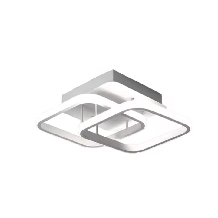 Candelabro de acrílico de estilo nórdico, lámpara de techo Led moderna, luz blanca para dormitorio, cocina, pasillo, restaurante - 1