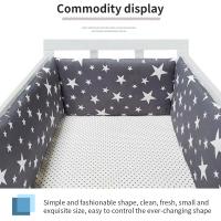 Protectores de cuna para bebés, barandillas de algodón para recién nacidos, colchonetas tejidas, cunas, protectores de cama de algodón anticaída - details 4