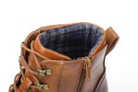 Botas de cuero cómodas para hombre, botines Retro, talla 7 a 13, a la moda, para Primavera, 2023 - details 4