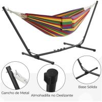 Hamaca Ajustable con Soporte 310/320/330*101*101,5cm Carga de 200kg Para Jardín Patio - details 33