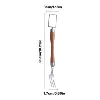 Cortador de Melocotón de Acero Inoxidable Cubiertos de Frutas Rápidos para Hogar, Oficina, Escuela, Exteriores - details 3