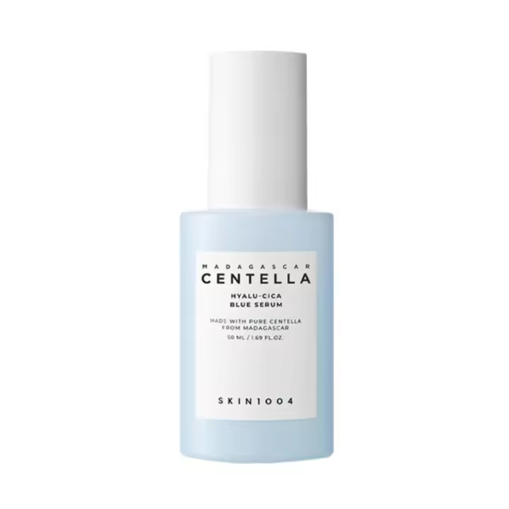 SKIN1004 Suero azul Hyalu-CICA 1.69 fl.oz, 50 ml, niacinamida de ácido hialurónico de 5 capas, cuidado múltiple hidratante y refrescante - 1