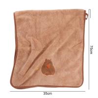 Toalla suave con diseño de capibara, toalla de baño más gruesa súper absorbente, bonita toalla facial Kawaii para baño - details 5