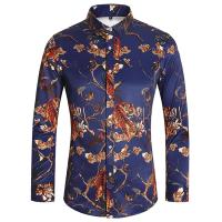 Camisa de negocios con imprimación numérica para hombres, camisas para manches longues, camisas para fumar, décontracté, fête, boîte de nuit, plage, printemps, mode automne - details 33